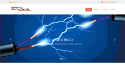 Desktop Screenshot of elektro-hruda.cz