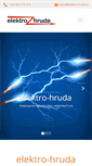 Mobile Screenshot of elektro-hruda.cz
