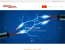 Tablet Screenshot of elektro-hruda.cz